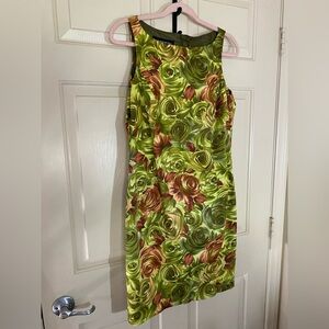 Jones New York Olive Green Dress
